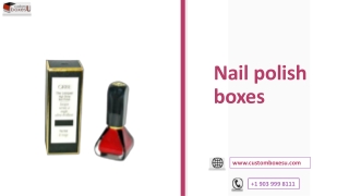 Nail polish boxes in London,UK