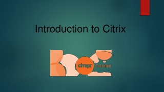 Introduction to Citrix