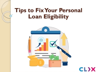 Tips to Fix Your Personal Loan Eligibility