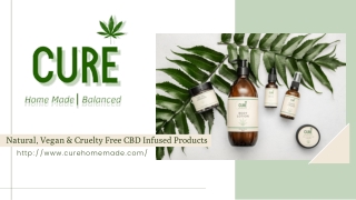 Natural, Vegan & Cruelty Free CBD Infused Products