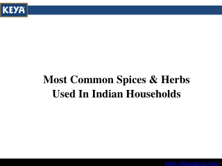 Most Common Spices & Herbs Used In Indian Households
