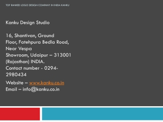 Top Ranked Logo Design Company in India Kanku