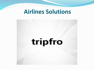 Airlines Solutions