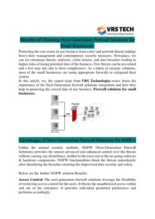 Firewall Network Security Services Dubai