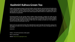 Kashmiri Kahwa Green Tea