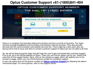 Optus Customer Care for hacked account