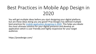 Best Practices in Mobile App Design in 2021