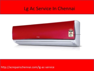 Lg Ac Service In Chennai