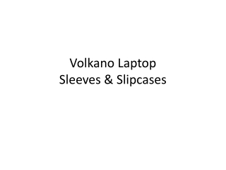 Volkano Laptop Sleeve and Slipcase