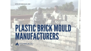 PLASTIC BRICK MOULD MANUFACTURERS