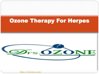 Ozone Therapy For Herpes