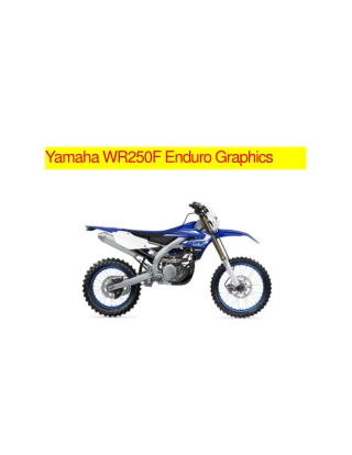 Yamaha WR250F Enduro Graphics