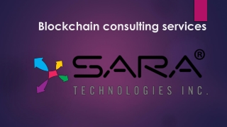 Blockchain Consulting Services