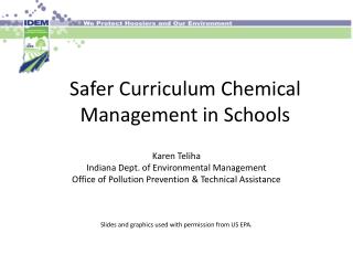 Safer Curriculum Chemical Management in Schools