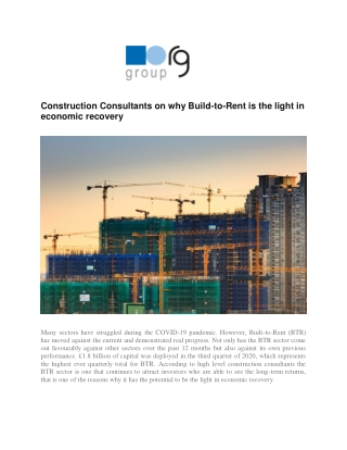 Construction Consultants - The RG Group