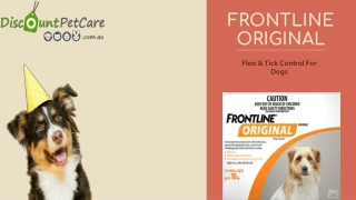 Frontline Original Flea & Tick Control For Dogs Online - DiscountPetCare