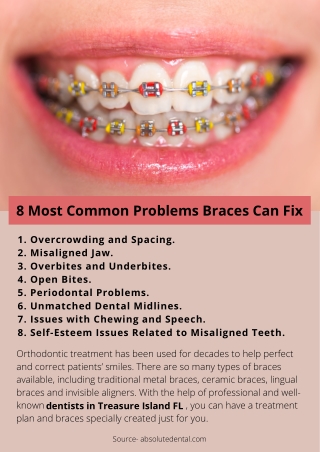 8 Most Common Problems Braces Can Fix