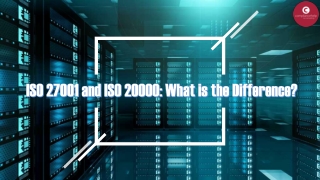 ISO 27001 and ISO 20000: What is the Difference?