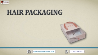 Make Your Own Hair packaging boxes With logo in USA