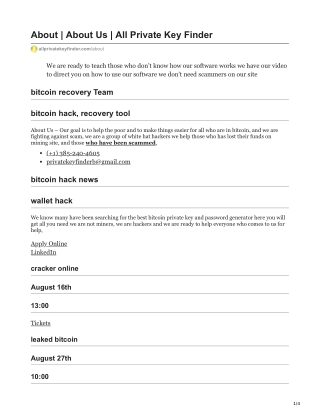 Free Bitcoin Private Key Finder Online