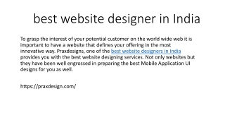 best website designer in India