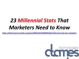 23 Millennial Stats That Marketers Need to Know
