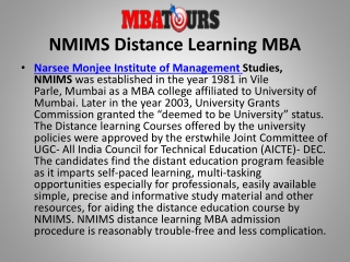 Distance mba courses in india