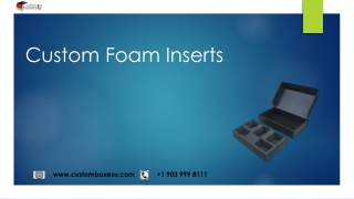 Buy custom foam insert with free Shipping in London, UK