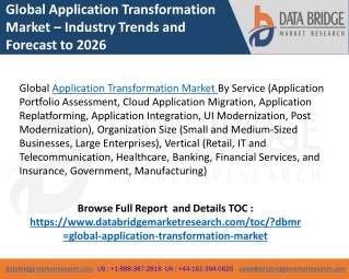 Application transformation market