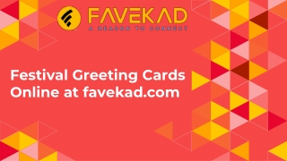 Festival Greeting Cards Online at favekad.com