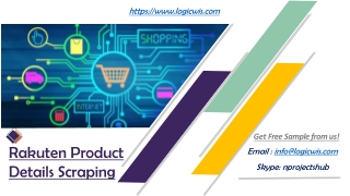 Rakuten Product Detail Scraping