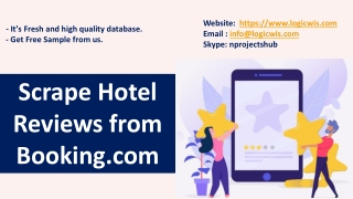 Scrape Hotel Reviews from Booking.com
