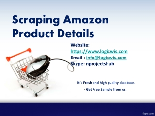 Scraping Amazon Product Details