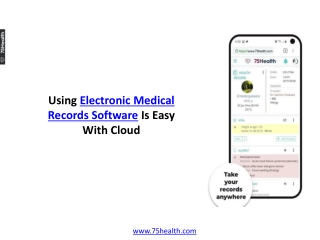 Using Electronic Medical Records Software Is Easy With Cloud