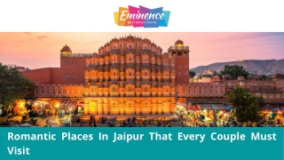 Romantic Places In Jaipur That Every Couple Must Visit