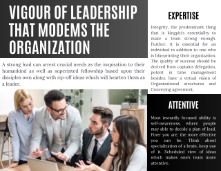 Vigour of Leadership that Modems the Organization