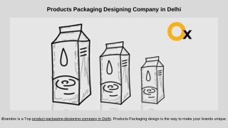Products Packaging Designing Company in Delhi | iBrandox™