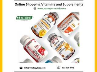 Online Shopping Vitamins and Supplements - Natuspur Health