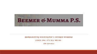 Labor And Industries Attorney | Beemer & Mumma P.S. | Spokane