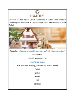 Real Estate Valuation in Dubai