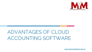 Advantages of cloud accounting software PPT