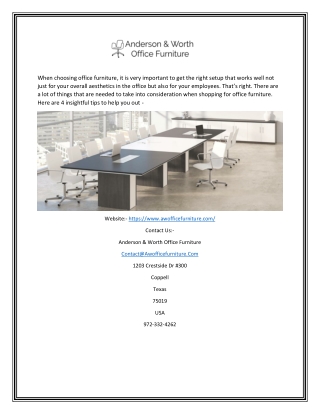 Used Office Furniture in Dallas | Awofficefurniture.com