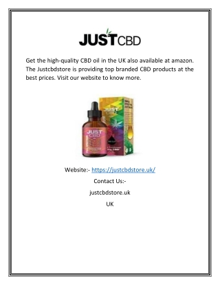 cbd oil uk amazon|Justcbdstore.uk