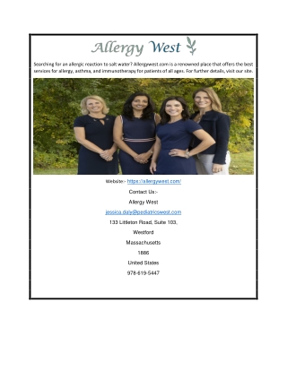 Prepar for Allergy Skin Test | Allergywest.com