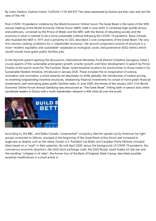 John Kerry Reveals Biden's Devotion To Radical 'Great Reset ...