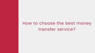 International Money Transfer