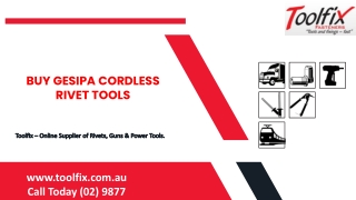 Buy Gesipa Cordless Rivet Tools – Toolfix