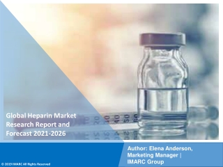 Heparin Market PPF 2021-2026: Size, Share, Trends, Analysis & Research Report