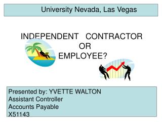 INDEPENDENT 	CONTRACTOR OR EMPLOYEE?