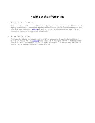 green tea skin benefits- Greenfit
